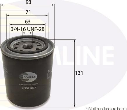 Comline CNS11223 - Filtre à huile cwaw.fr