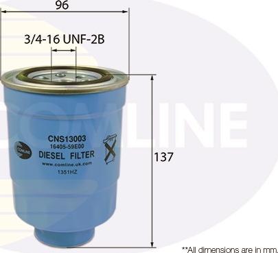 Comline CNS13003 - Filtre à carburant cwaw.fr