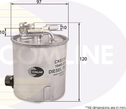 Comline CNS13017 - Filtre à carburant cwaw.fr