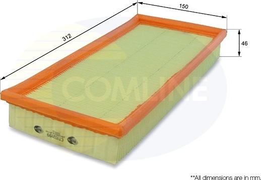 Comline CTY12199 - Filtre à air cwaw.fr