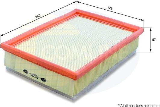 Comline EAF485 - Filtre à air cwaw.fr