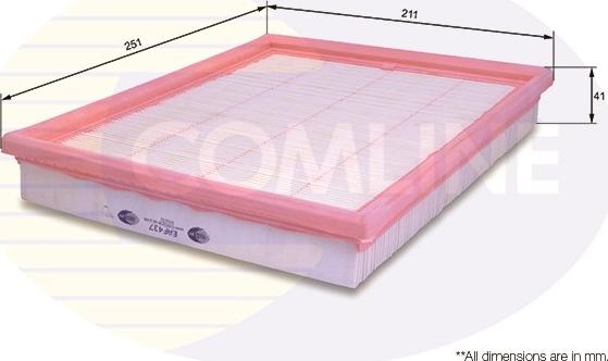 Comline EAF437 - Filtre à air cwaw.fr