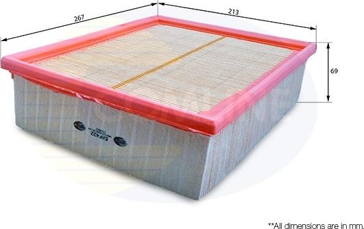 Comline EAF422 - Filtre à air cwaw.fr
