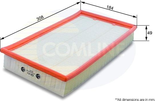 Comline EAF479 - Filtre à air cwaw.fr