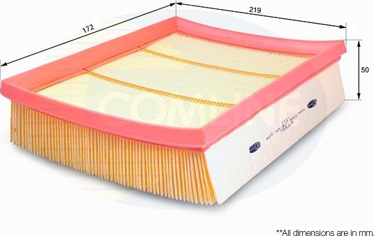 Comline EAF550 - Filtre à air cwaw.fr