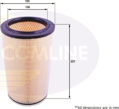 Comline EAF509 - Filtre à air cwaw.fr