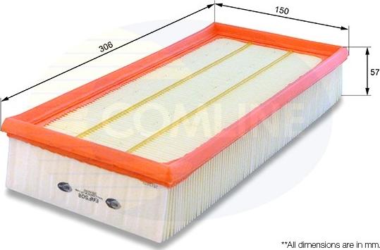 Comline EAF508 - Filtre à air cwaw.fr