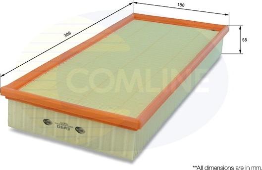 Comline EAF513 - Filtre à air cwaw.fr