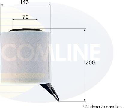 Comline EAF583 - Filtre à air cwaw.fr