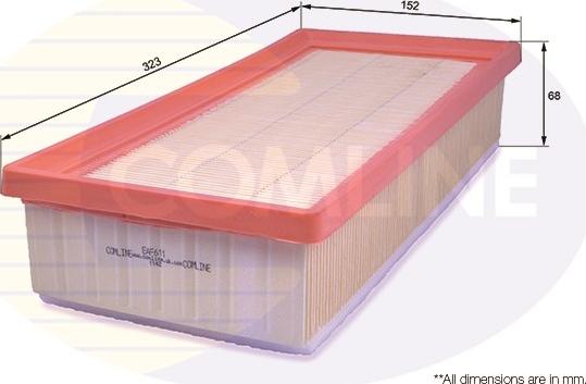 Comline EAF611 - Filtre à air cwaw.fr