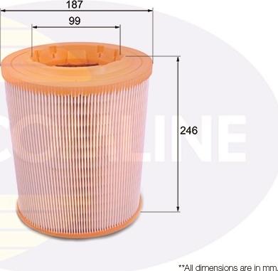 Comline EAF635 - Filtre à air cwaw.fr