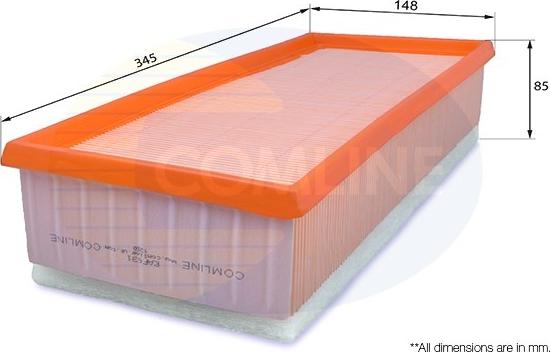 Comline EAF631 - Filtre à air cwaw.fr
