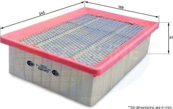 Comline EAF055 - Filtre à air cwaw.fr