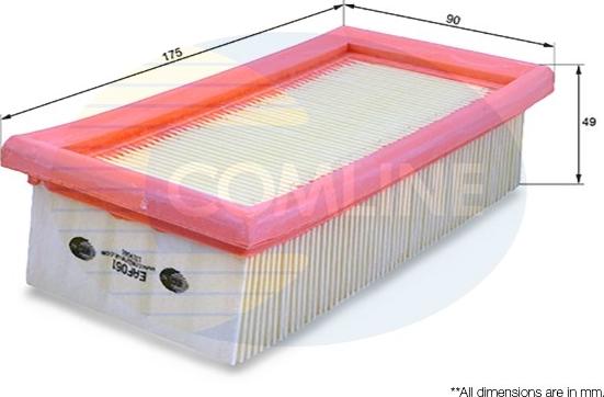 Comline EAF061 - Filtre à air cwaw.fr