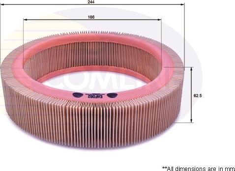 Comline EAF062 - Filtre à air cwaw.fr