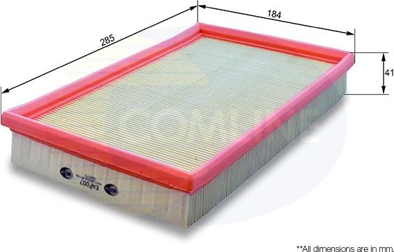 Comline EAF007 - Filtre à air cwaw.fr