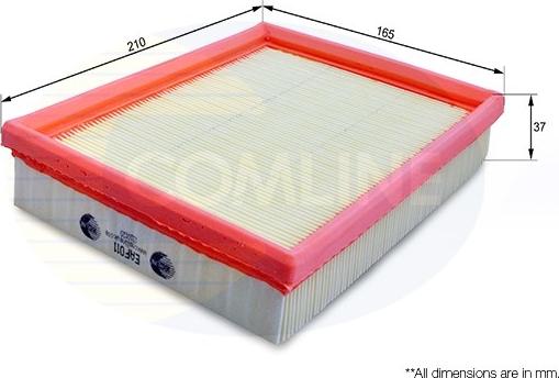 Comline EAF011 - Filtre à air cwaw.fr