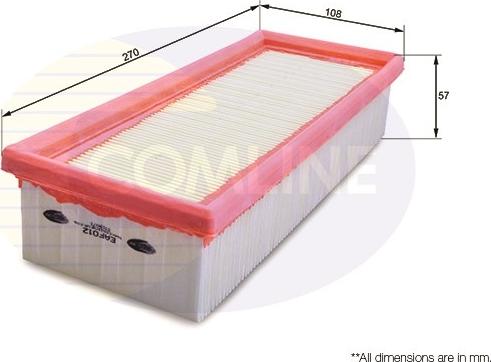 Comline EAF012 - Filtre à air cwaw.fr