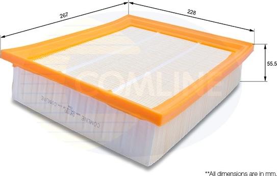 Comline EAF030 - Filtre à air cwaw.fr