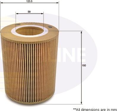 Comline EAF070 - Filtre à air cwaw.fr