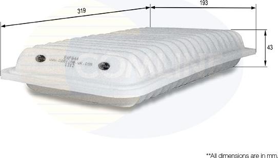 Comline EAF844 - Filtre à air cwaw.fr