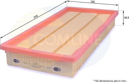 Comline EAF823 - Filtre à air cwaw.fr