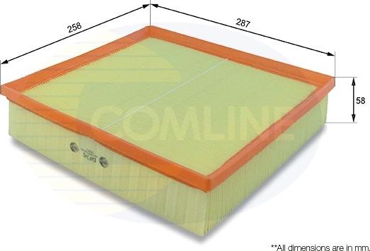 Comline EAF345 - Filtre à air cwaw.fr