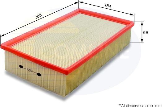 Comline EAF262 - Filtre à air cwaw.fr