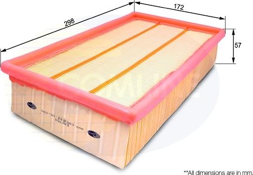 Comline EAF750 - Filtre à air cwaw.fr