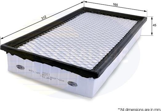Comline EAF751 - Filtre à air cwaw.fr
