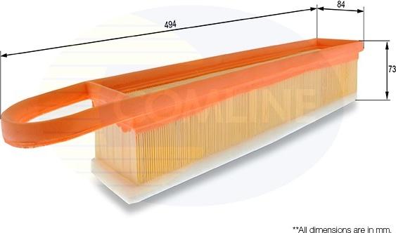 Comline EAF709 - Filtre à air cwaw.fr