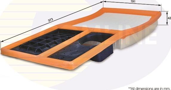 Comline EAF702 - Filtre à air cwaw.fr