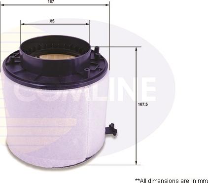 Comline EAF725 - Filtre à air cwaw.fr