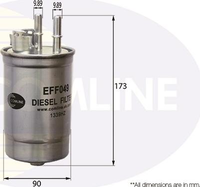 Comline EFF049 - Filtre à carburant cwaw.fr