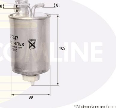 Comline EFF047 - Filtre à carburant cwaw.fr