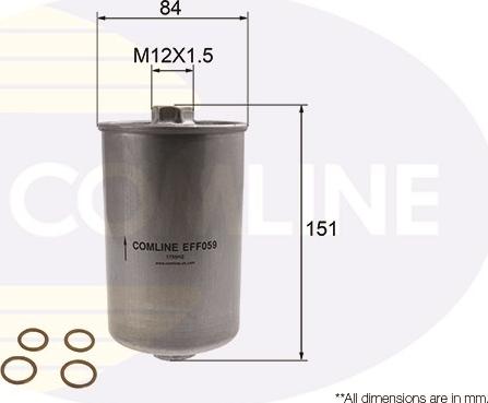 Comline EFF059 - Filtre à carburant cwaw.fr