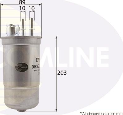 Comline EFF053 - Filtre à carburant cwaw.fr