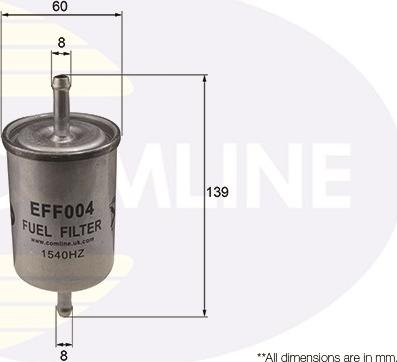 Comline EFF004 - Filtre à carburant cwaw.fr