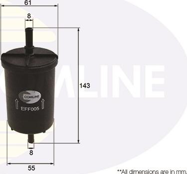 Comline EFF005 - Filtre à carburant cwaw.fr