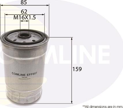 Comline EFF007 - Filtre à carburant cwaw.fr