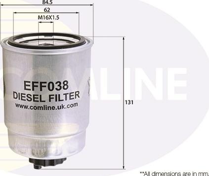 Comline EFF038 - Filtre à carburant cwaw.fr