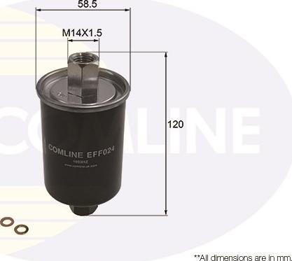 Comline EFF024 - Filtre à carburant cwaw.fr