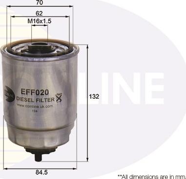 Comline EFF020 - Filtre à carburant cwaw.fr