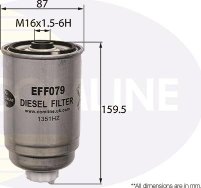 Comline EFF079 - Filtre à carburant cwaw.fr