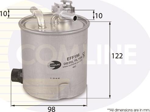 Comline EFF196 - Filtre à carburant cwaw.fr