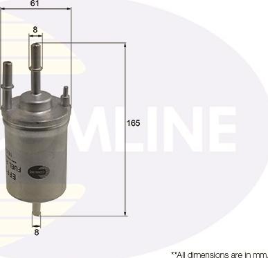 Comline EFF144 - Filtre à carburant cwaw.fr