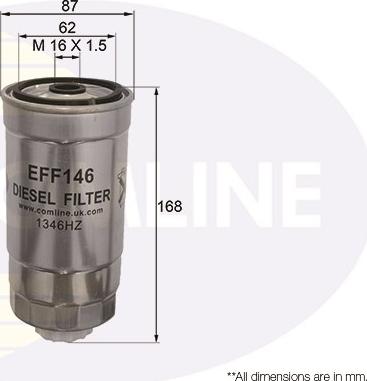 Comline EFF146 - Filtre à carburant cwaw.fr