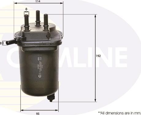 Comline EFF164 - Filtre à carburant cwaw.fr