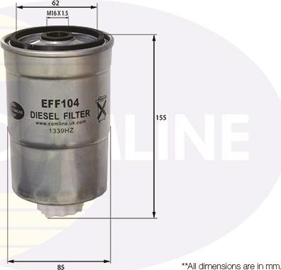 Comline EFF104 - Filtre à carburant cwaw.fr