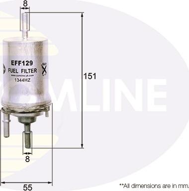 Comline EFF129 - Filtre à carburant cwaw.fr